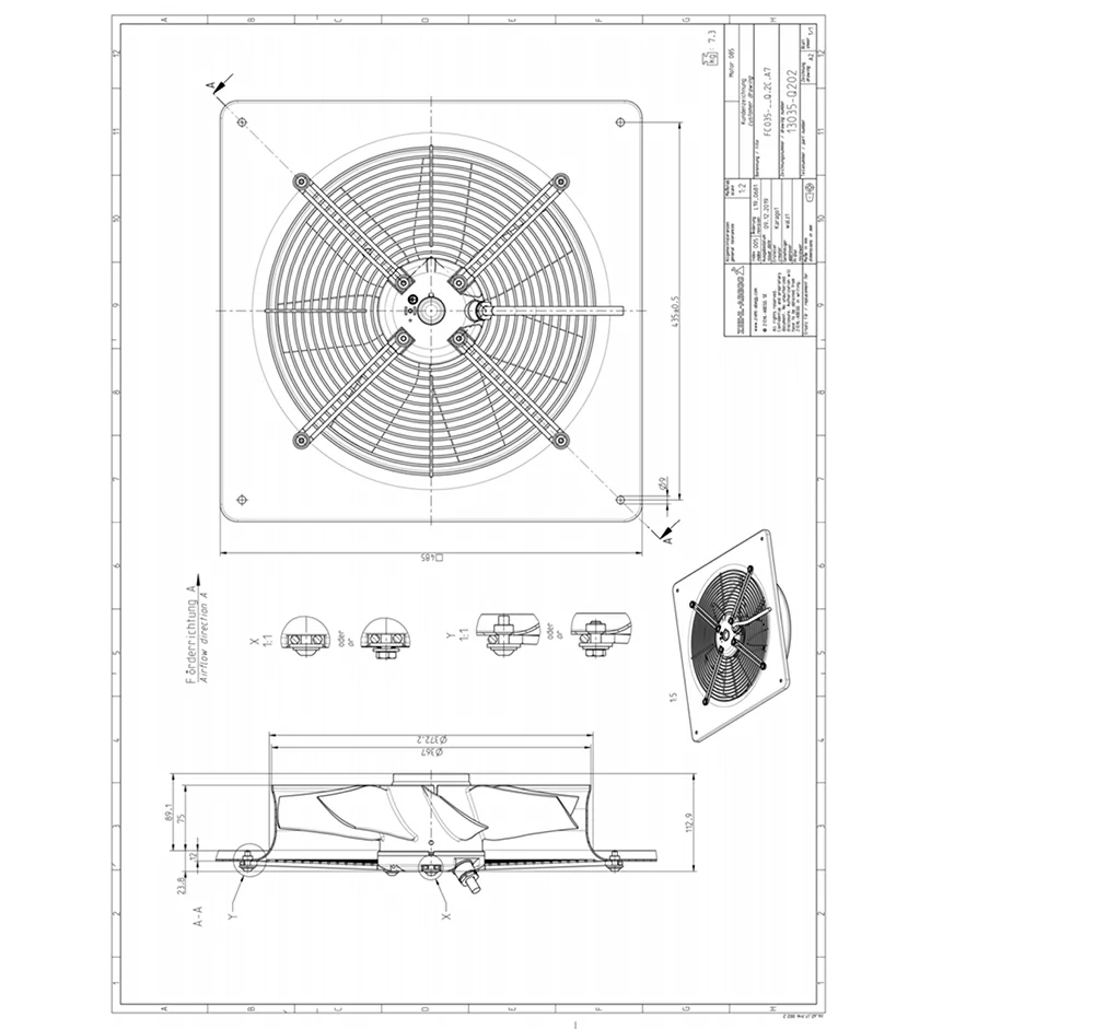 FC035-4DQ.2C.A7 125090 ZIEHL-ABEGG Air Conditioning 3 about